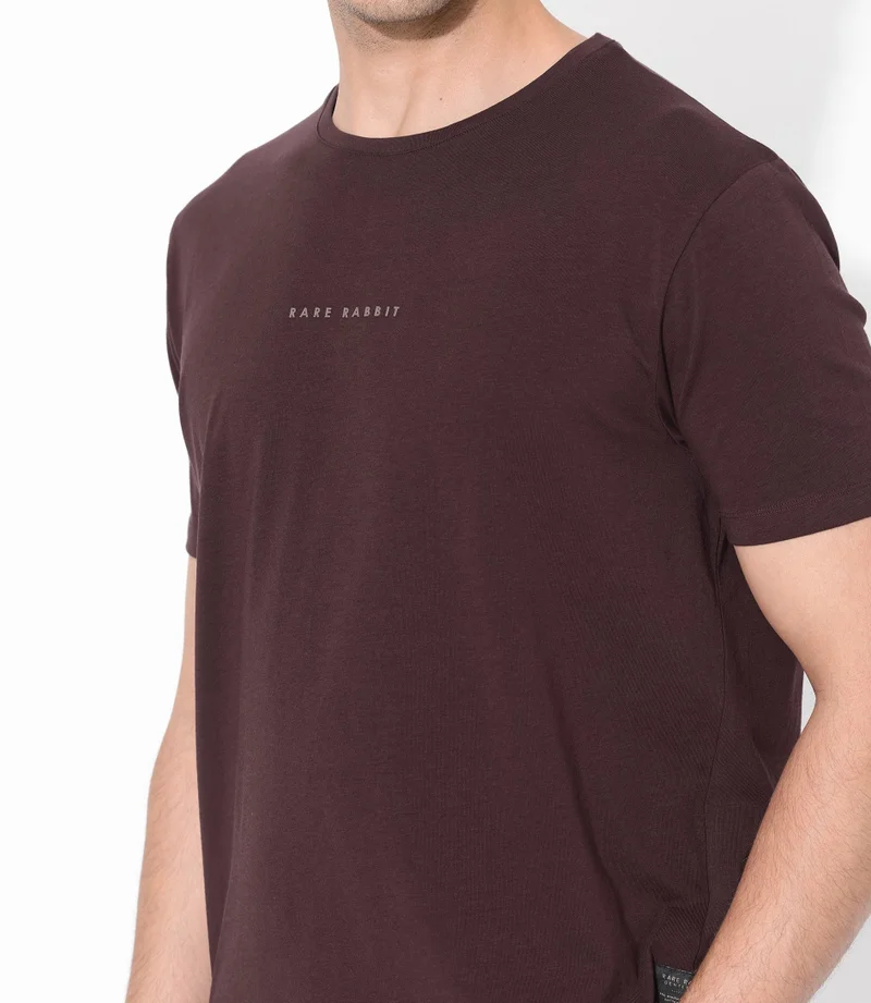 Rare Rabbit Men's Branded Cotton T-Shirt
