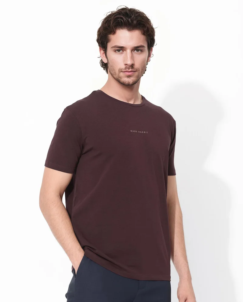 Rare Rabbit Men's Branded Cotton T-Shirt
