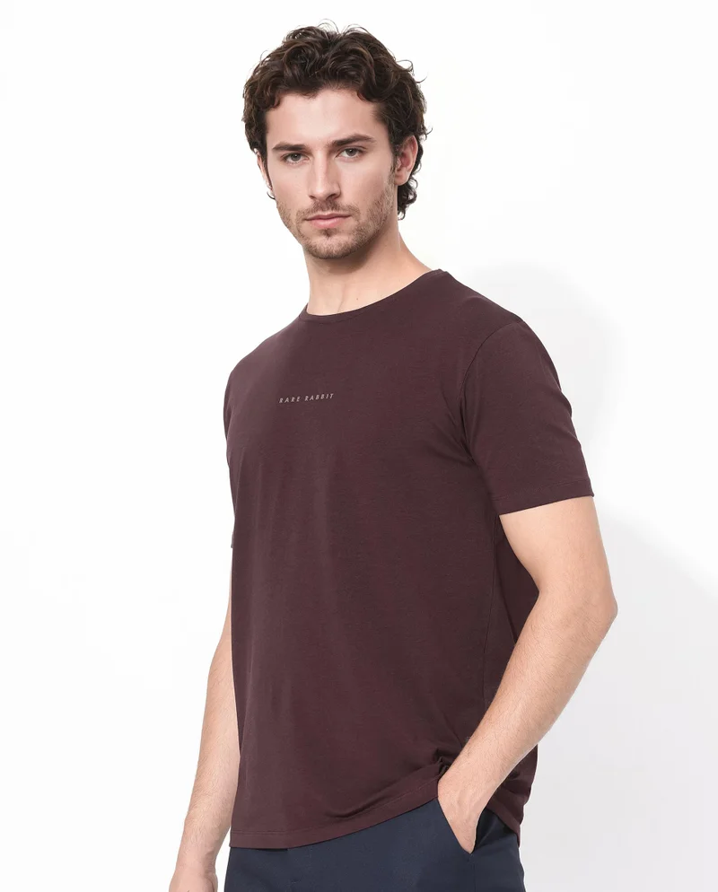 Rare Rabbit Men's Branded Cotton T-Shirt