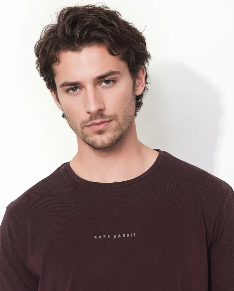 Rare Rabbit Men's Branded Cotton T-Shirt