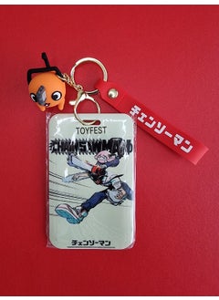 Toyfest Chainsaw Man Japanese Anime Pochita Figure Keychain Bag Accessory and Card Holder 2 in 1  - Image 4