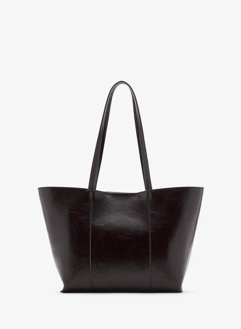 MANGO Medium shopper bag