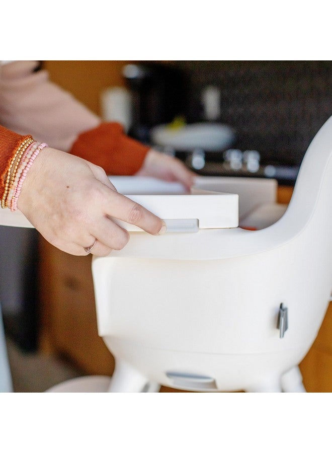Boon Grub Extra High Chair Tray - Dishwasher Safe, White - Image 2