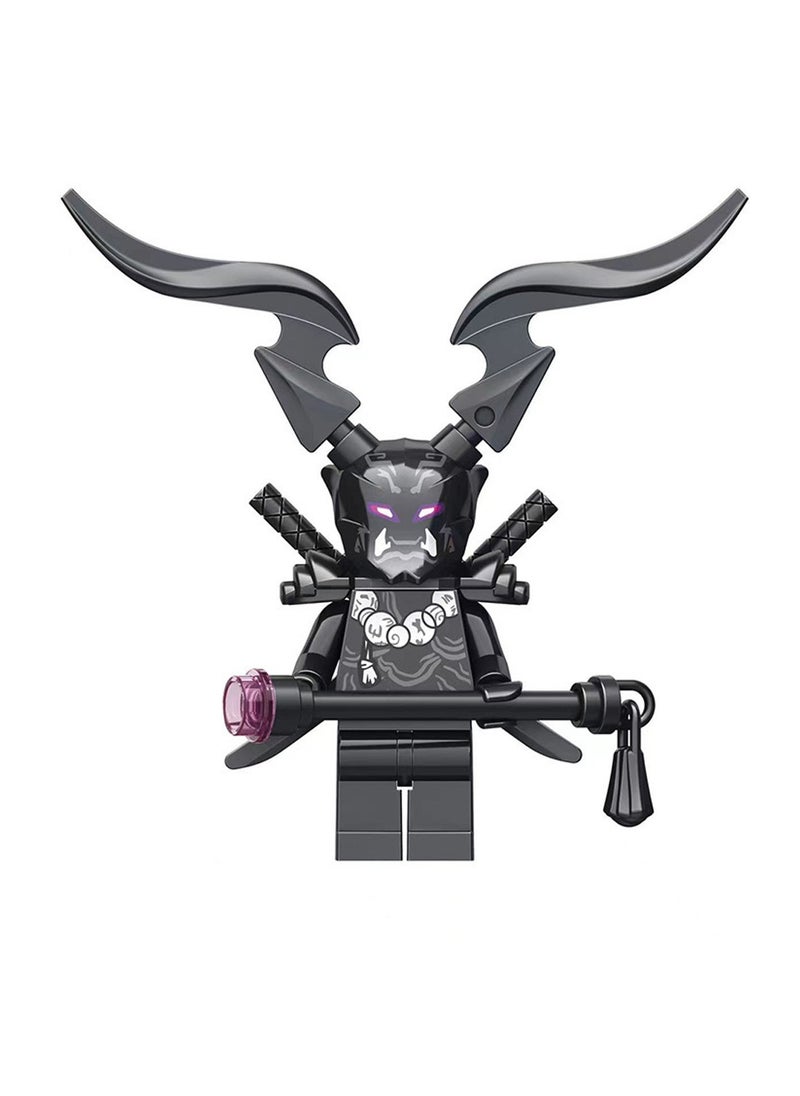 Generic - 5-Piece Phantom Series XL0001-0005 Set Of Small Particle Assembly Building Blocks Phantom Series Assembly Ninja Shape Children's Educational Toys - Image 1