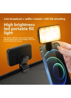 General Charging LED Video Mobile Phone Floor Barber Shop Live Special Atmosphere Light Camera Pocket Light RGB-Specification:Pink  - Image 1