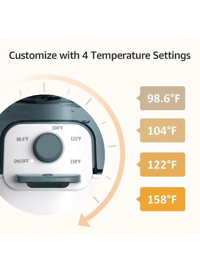 GROWNSY GROWNSY Instant Baby Bottle Warmer, Precise 4 Temperatures Control | Night Light, Midnight Feeding | Warm Water Dispenser for Formula in Seconds | 72H Smart Thermostat, Easy Keep Warm, Green  - Image 3