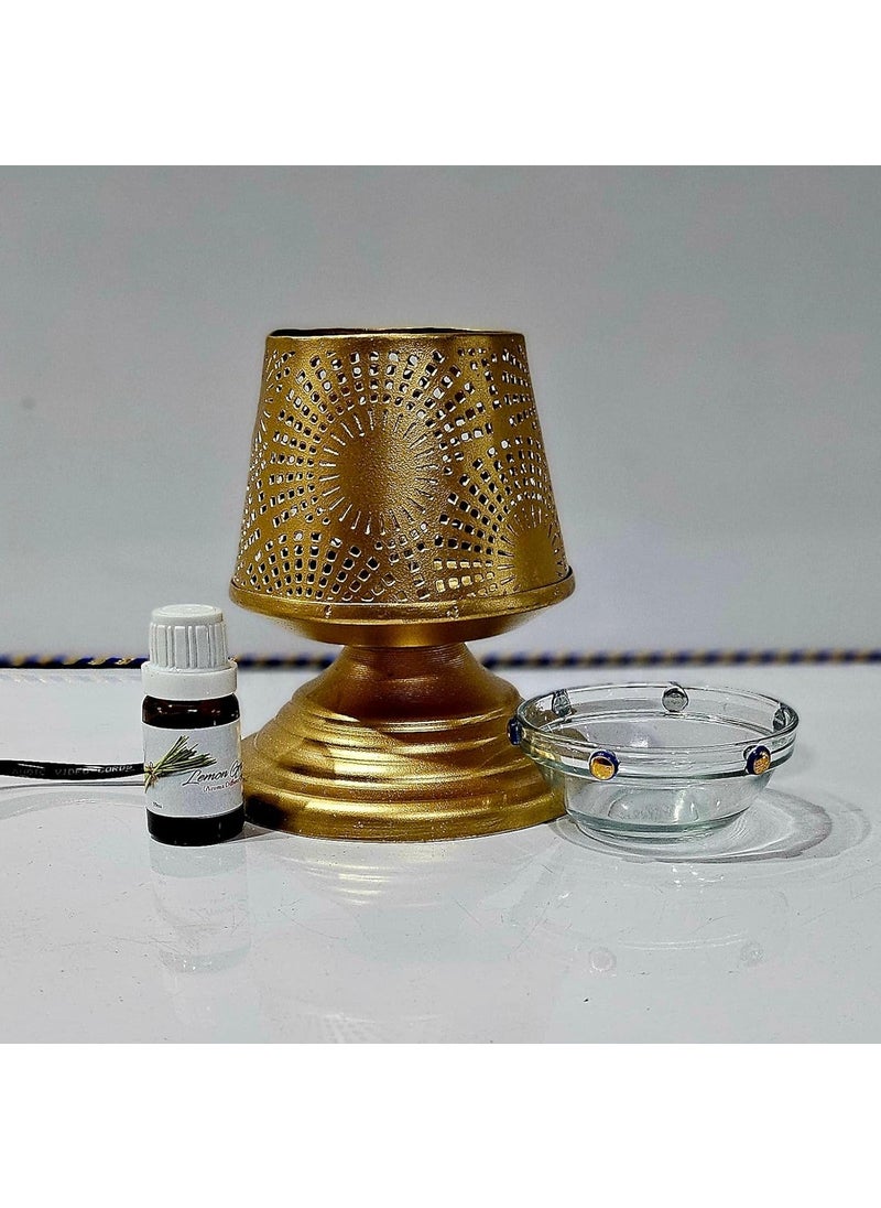 R.R.V. INTERNATIONAL RRV INTERNATIONAL Aroma DiffuserBurner with 10 ml Aroma Oil Made by Galvanized Metal  - Image 3