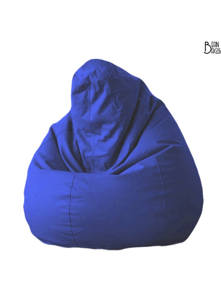 FATBAG PVC Blue Bean Bag Filled Multi Purpose Faux Leather Bean Bag For Kids & Adult  - Image 3