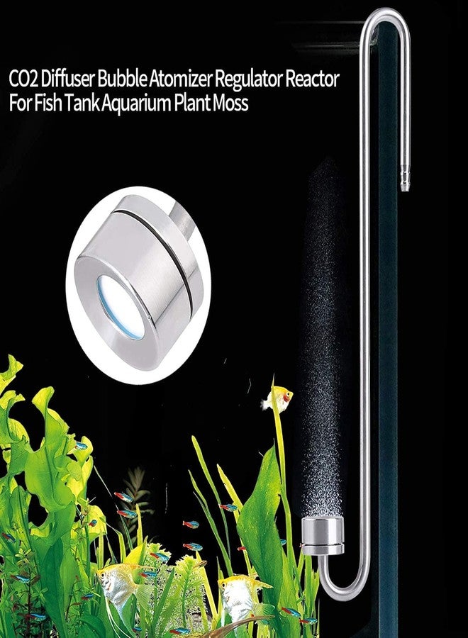 Beufee Co2 Diffuser, Stainless Steel Carbon Dioxide Diffuser Fish Tank Supplies Aquarium Equipment(L (300mm)) - Image 5