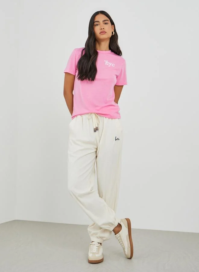 Styli Styli Relaxed Fit Joggers with Drawstring