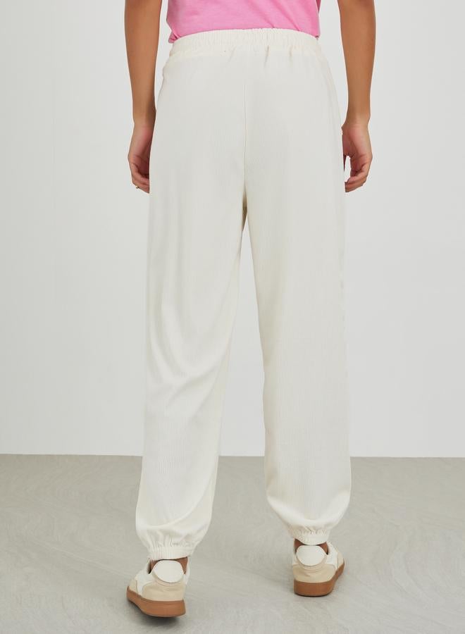 Styli Relaxed Fit Joggers with Drawstring - Image 4