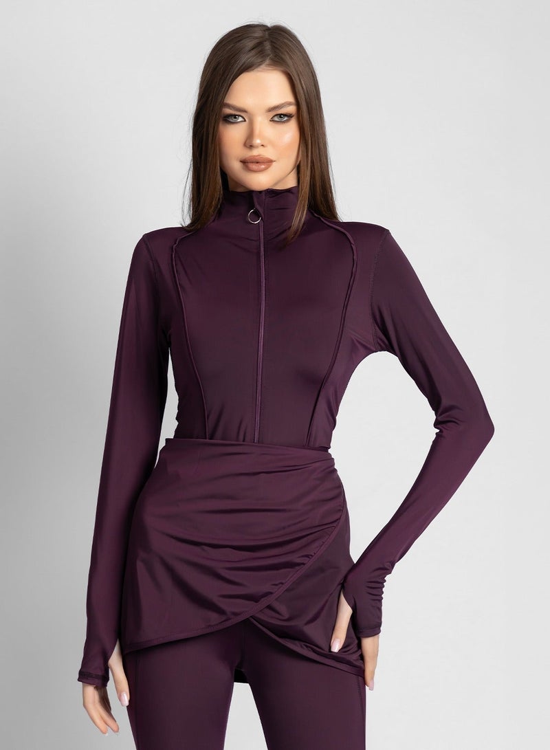 MINERVA SECRETS AMARANTH-MINERVASECRET EXCLUSIVE PREMIUM BURKINI - Image 3