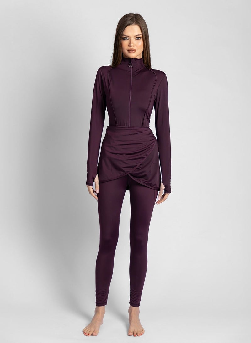 MINERVA SECRETS AMARANTH-MINERVASECRET EXCLUSIVE PREMIUM BURKINI - Image 2