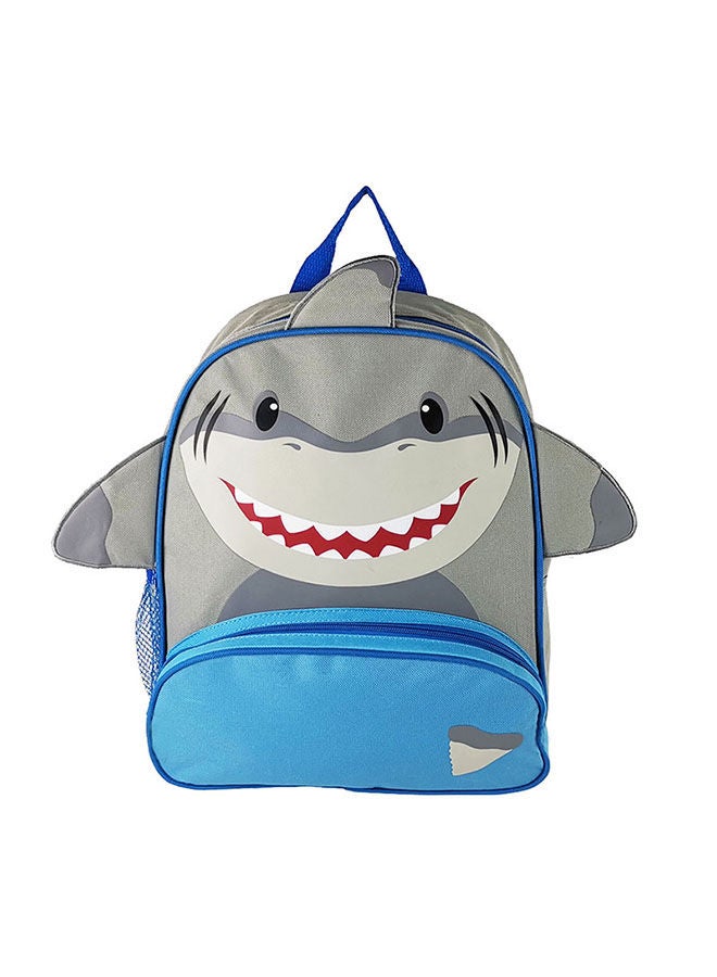 NIBEMINENT Children'S Cute Color Contrast Backpack Waterproof Mini Light Shark Schoolbag Multi Pocket - Image 2