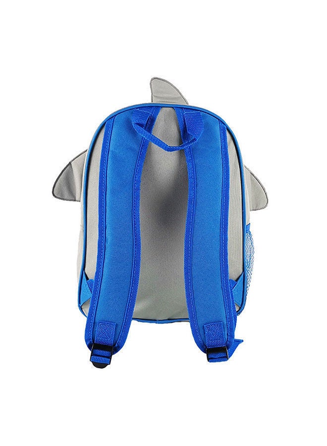 NIBEMINENT Children'S Cute Color Contrast Backpack Waterproof Mini Light Shark Schoolbag Multi Pocket - Image 3
