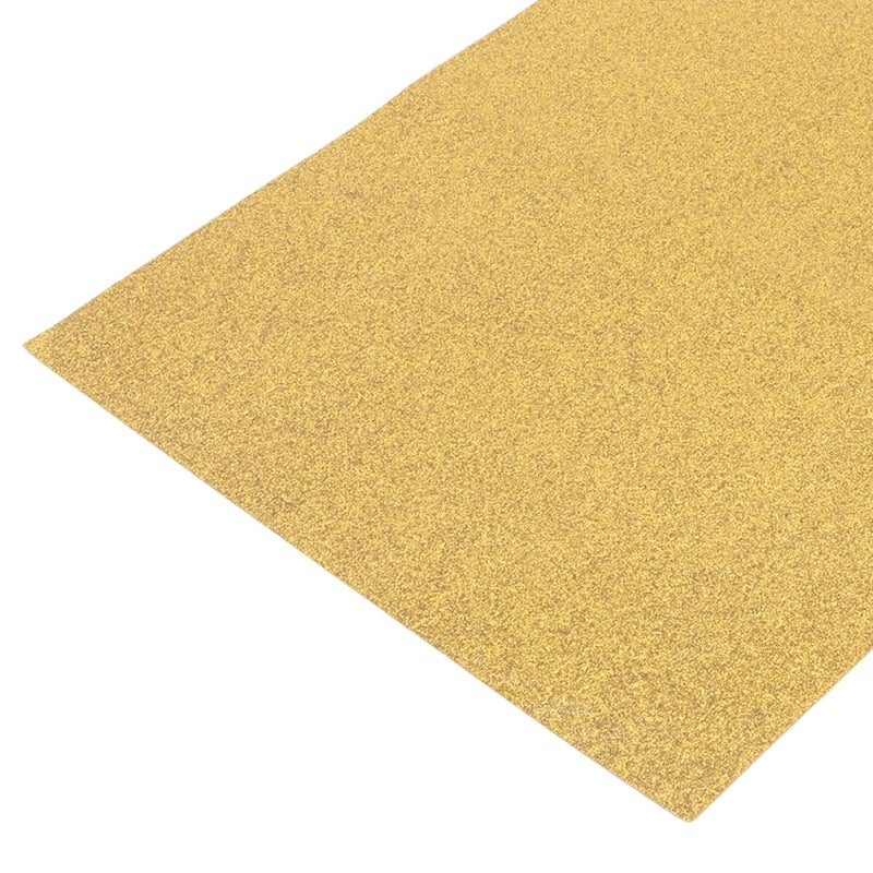 Heat insulation layer Yosoo 4 Sheets Gold Heat Transfer Films, 11.8in Long 9.8in Wide, Projects for T Shirt Apron Bag, Sparkling Glitter Iron On,Personalized Gifts for Birthday Christmas All-round well-engineered practical build - Image 4
