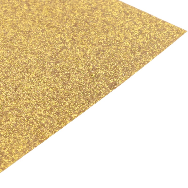 Heat insulation layer Yosoo 4 Sheets Gold Heat Transfer Films, 11.8in Long 9.8in Wide, Projects for T Shirt Apron Bag, Sparkling Glitter Iron On,Personalized Gifts for Birthday Christmas All-round well-engineered practical build - Image 5