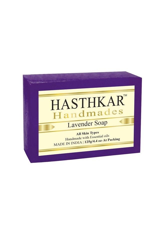 byPurenaturals Hasthkar Handmades Glycerine Lavender Soap 125Gm For Men & Women  - Image 2