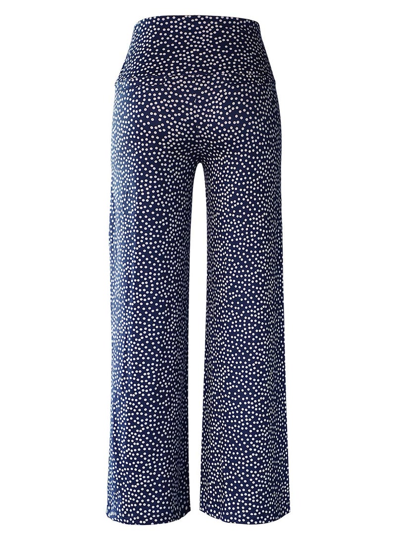 Arolina Women's Stretchy Wide Leg Palazzo Lounge Pants Casual Comfy High Waist Palazzo Pants - Image 3