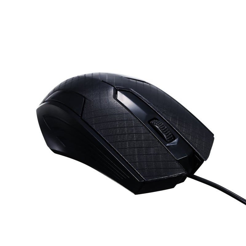 Wired Optical Mouse: 3-Button, 1600 Dpi, 1.1M Cord, Professional Sensor, Quick-Response Button, 5,000,000 Keystroke Life, Ergonomic Symmetrical Design, Black, 4Pcs for Gaming and Daily Office Use - Image 4