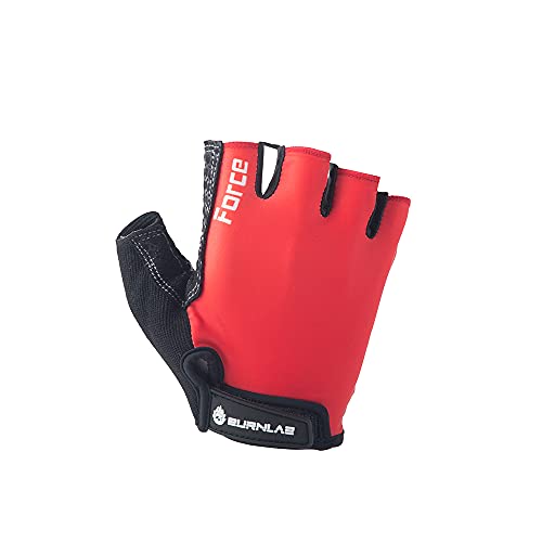BURNLAB Flex Gym Gloves for Men and Women - Ideal for Weightlifting, Cycling, Crossfit, Offers Good Grip and Soft Padding (Force Red, Large) - Image 3