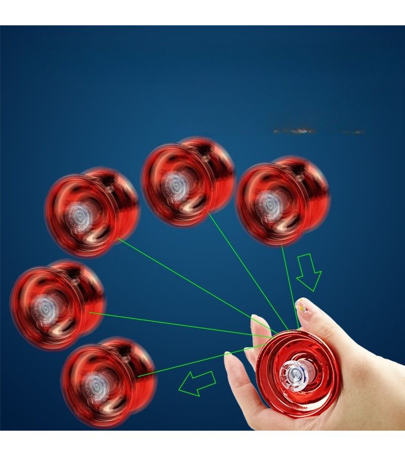 Purple CNC Machined Yo-Yo High Speed Spinning Rope Finger Cots Smooth Performance Tricks - Image 3