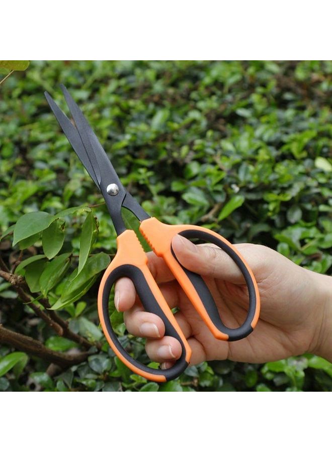 1pc Heavy Duty Gardening Scissors With Non Stick Teflon Coated Blades Ergonomic Grip - Image 1