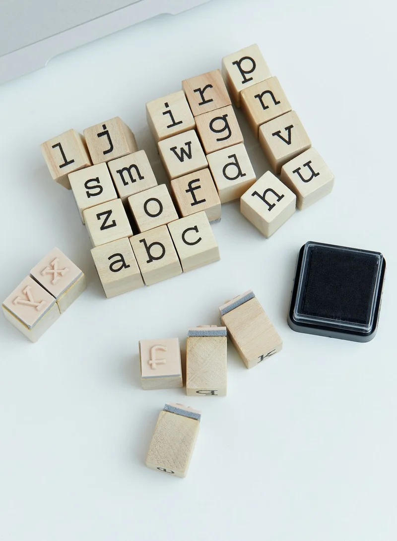Hema Letters Stamp Set