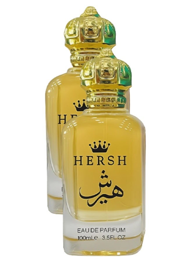 FAKHAMA 2 Pieces Hersh Perfume For Men 100ml EDP - Image 1