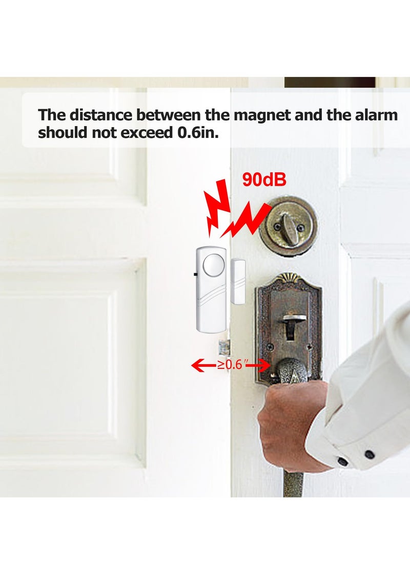 Daytoyz Security Door Window Alarm, Wireless Sensor Door Window Burglar Alarm, Door Alarms for Kids Safety, Easy Installation Doorbell Alarms for Office House Window Pool  - Image 3