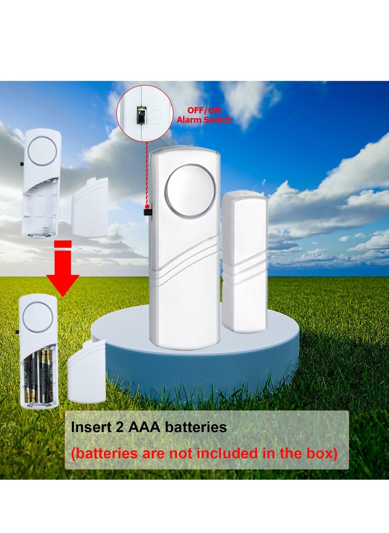 Daytoyz Security Door Window Alarm, Wireless Sensor Door Window Burglar Alarm, Door Alarms for Kids Safety, Easy Installation Doorbell Alarms for Office House Window Pool  - Image 4