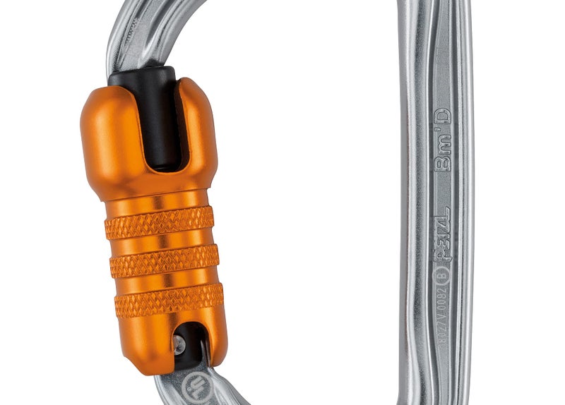 PETZL, Pro Bm'D Triact-Lock U Carabiner, Gray, TRIACT-Lock - Image 3