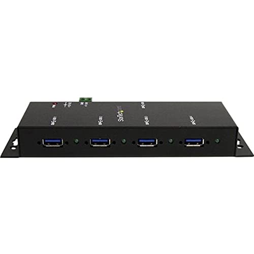 StarTech.com 4-Port USB 3.0 Hub - 5Gbps - Metal Industrial USB-A Hub - Wall or Desk Mountable USB Data Hub - TAA Compliant USB Expander Hub (ST4300USBM) - Image 4