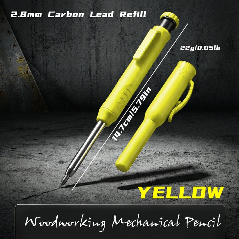 Cross-Border Best-Selling Automatic Pencil with Wood Marker for Engineering and Marking