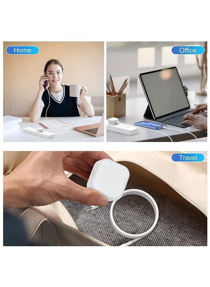 IPhone 20W Fast Charger | 1M Type C Cable Compatible with iPhone 16/16 Plus/16 Pro/16 Pro Max/15 Series,iPad Pro/mini 6, MacBook Pro/Air, Samsung S24 Ultra, Huawei P60, etc - Image 5