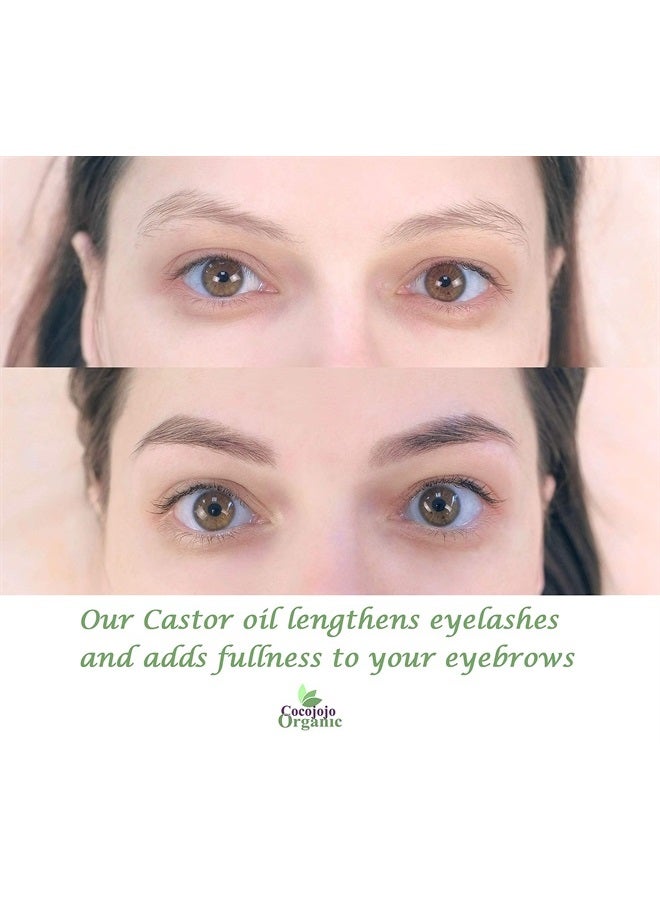 Dr Joe Lab Organic Castor Oil - Bulk 32 oz - 100% Pure USDA Certified Organic Hexane Free Non GMO Castor Bean Carrier Oil - Ricinus Communis Moisturizing Hydrating Hair Skin Face Body Nails Locs Lashes Eyebrows - Image 3