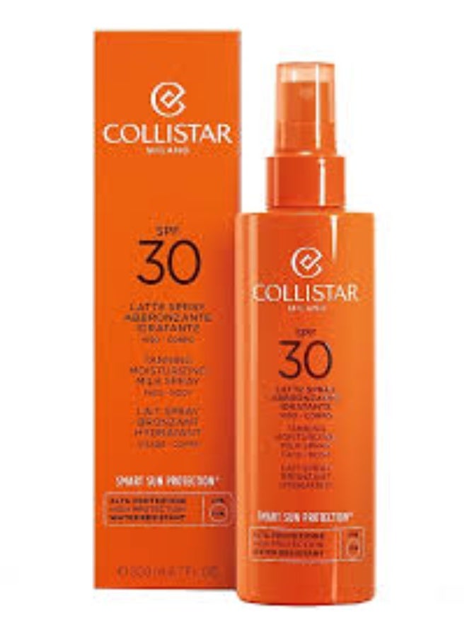 Collistar Tanning Moisturizing Milk Spray SPF30 200ml - Image 2