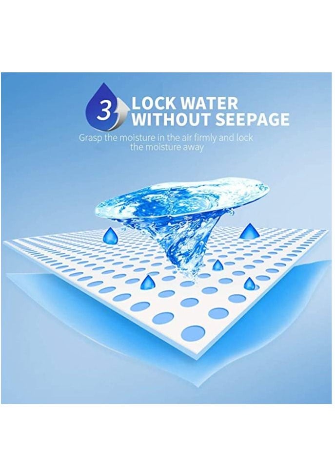 10Pcs Moisture Absorber and Odor Eliminator Hanging Bags Pack of 10 (120 gms each)