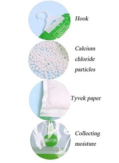 Haidue 10Pcs Moisture Absorber and Odor Eliminator Hanging Bags Pack of 10 (120 gms each)  - Image 3