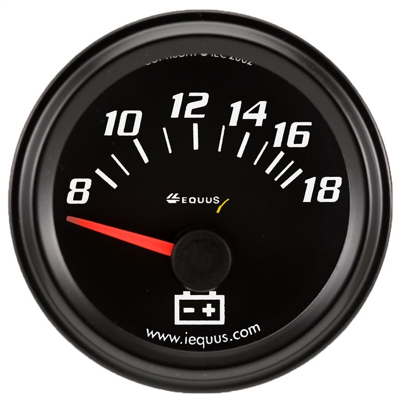 Equus 6268 2" Voltmeter, Black - Image 3