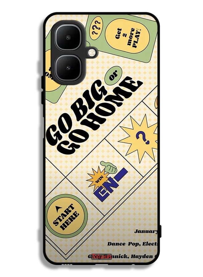 Tolwak Tecno Pop 10 Protective Case Cover Go Big Or Go Home