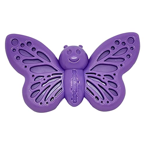 SodaPup Butterfly Durable Dog Chew Toy Made in USA from NonToxic Pet Safe Food Safe Nylon Material for Mental Stimulation Clean Teeth Fresh Breath Problem Chewing Calming Nerves More - Image 1