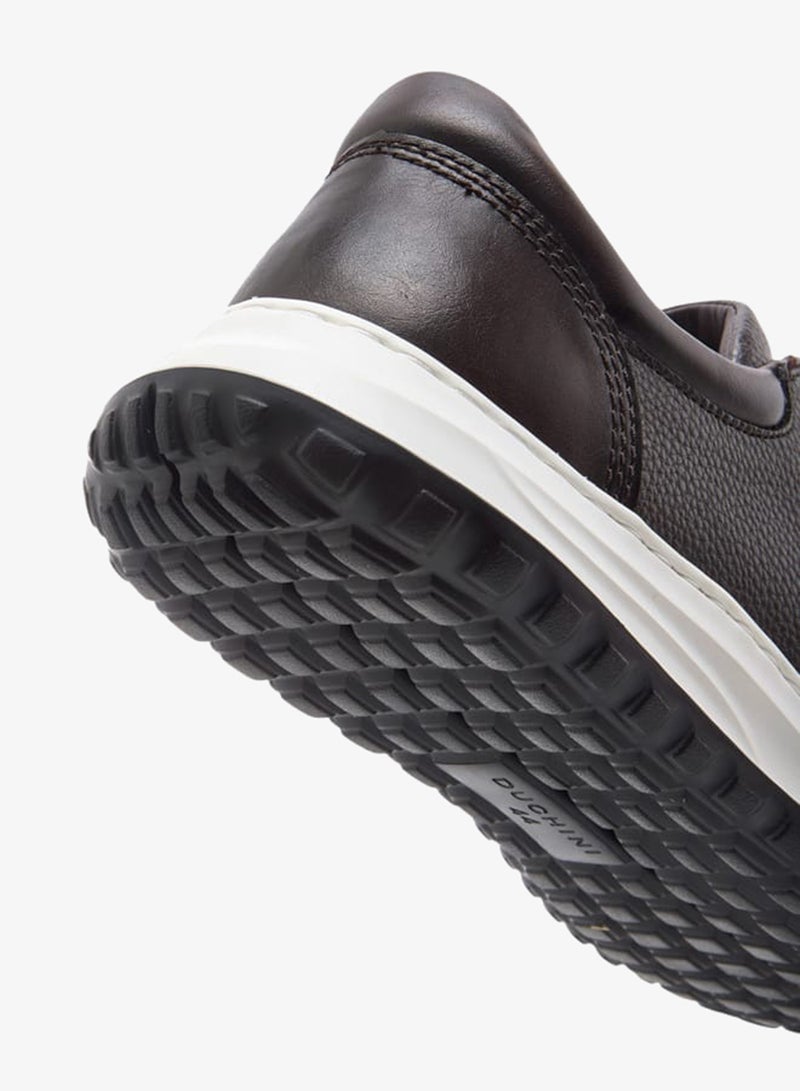 دوتشيني سنيكرز رجالي بنسيج مزخرف وإغلاق برباط - Image 5