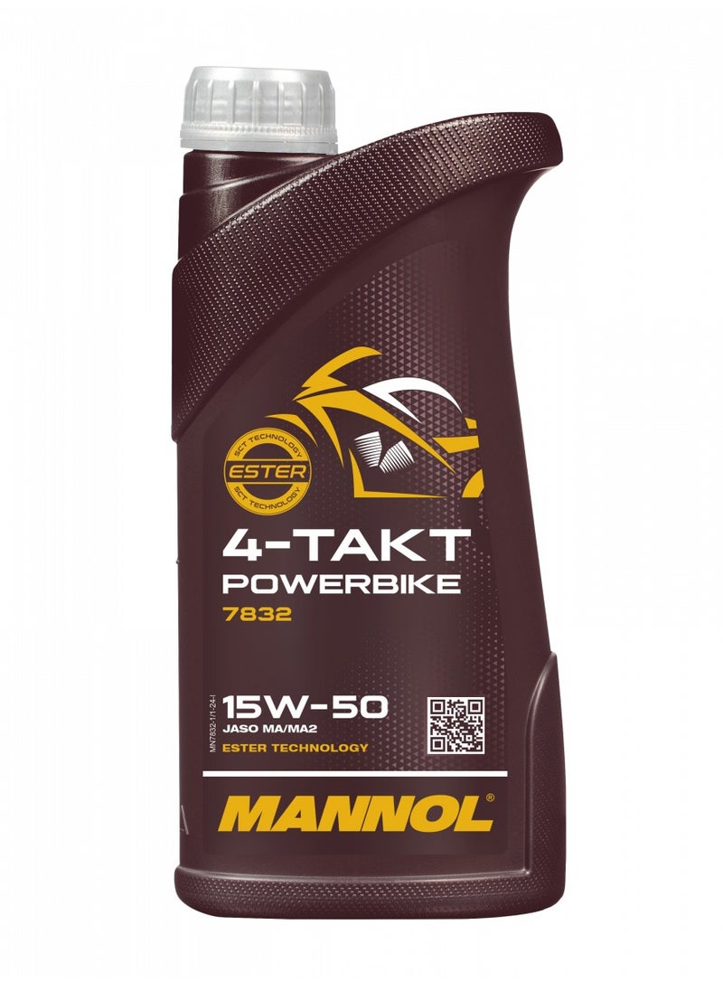 MANNOL - 4-Takt PowerBike (15W50) - Image 1