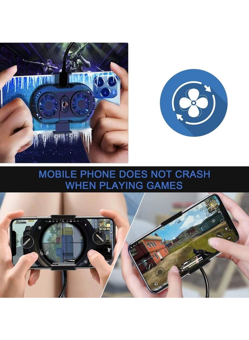 General Mobile phone cooler, mobile phone cooler with dual semiconductor cooling chips for Tiktok live streaming, outdoor video blogging, mobile gaming.  - Image 5