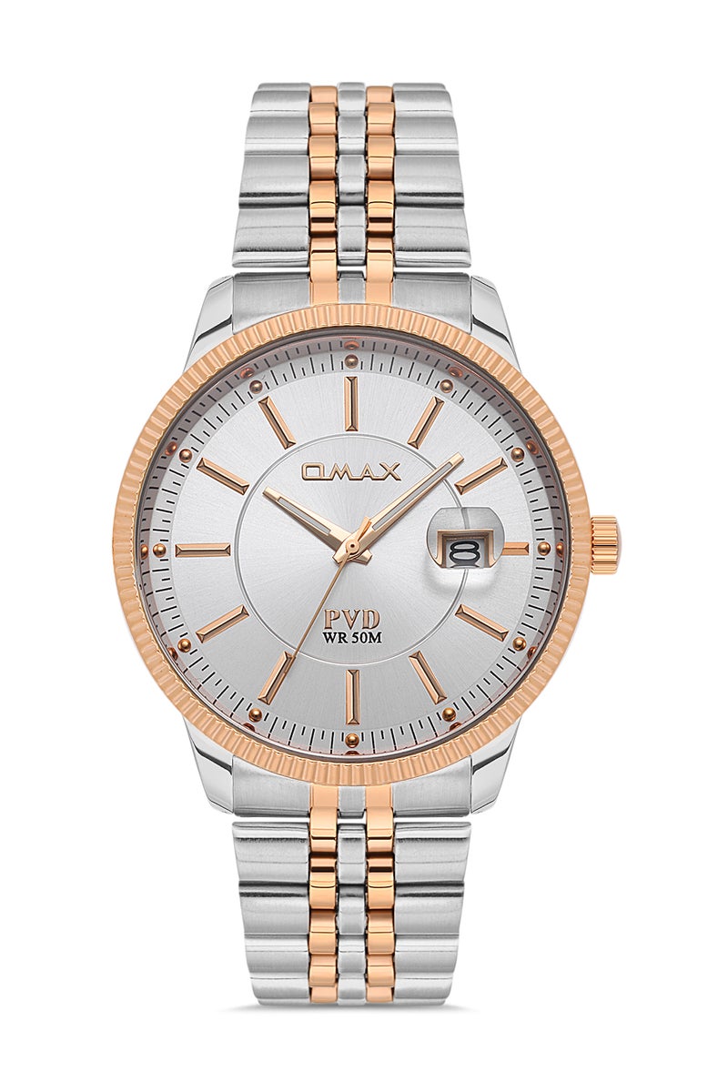 OMAX Men's Wrist-Watch | Analog | Stainless Steel Band | Elegant Design - Image 1