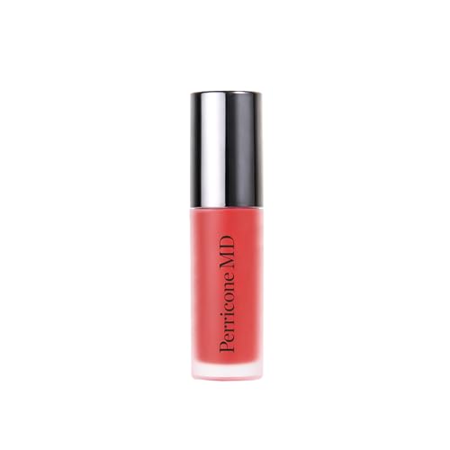Perricone MD No Makeup Hydrating Lightweight Lip Oil for Women Reduces Vertical Lines Dry Texture Enhances Lip Volume Lip Peptide Treatment Raspberry 55ml - Image 1