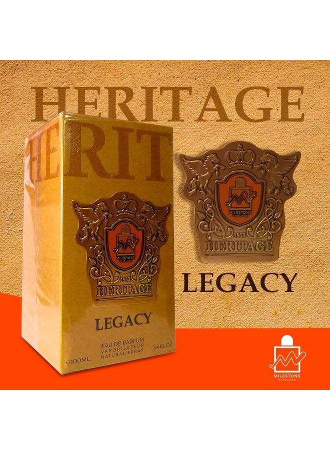 Milestone 1953 Heritage Legacy For Unisex EDP 100ml - Image 2
