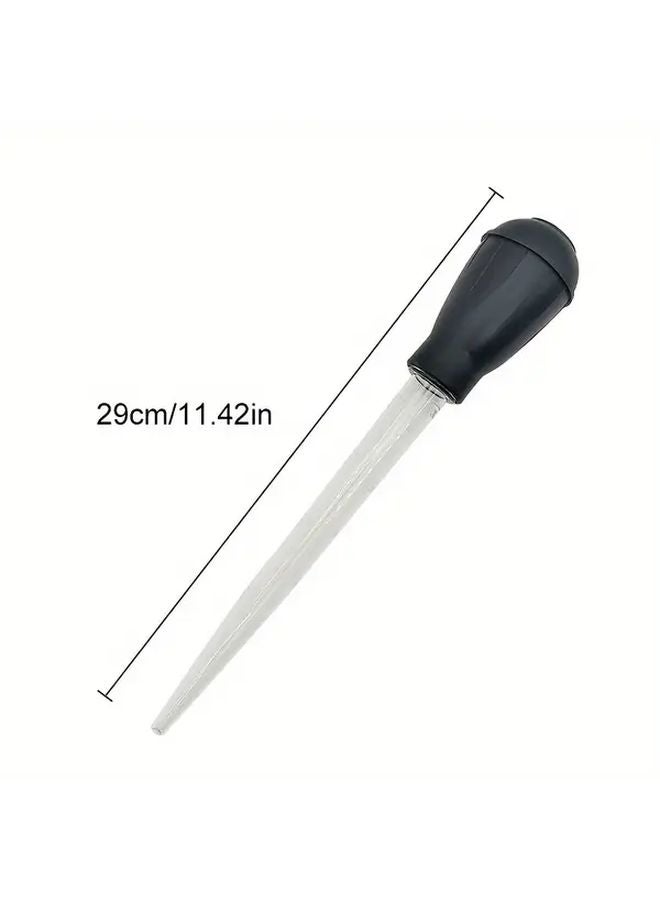 Black Aquarium Siphon Pipette 3 Size Detachable Fish Tank Vacuum Cleaner Tool - Image 1
