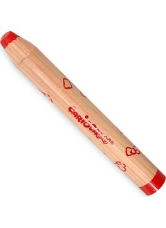 carioca "3 in 1" Jumbo Baby Wooden Body Dry Crayons 6 Pcs  - Image 2